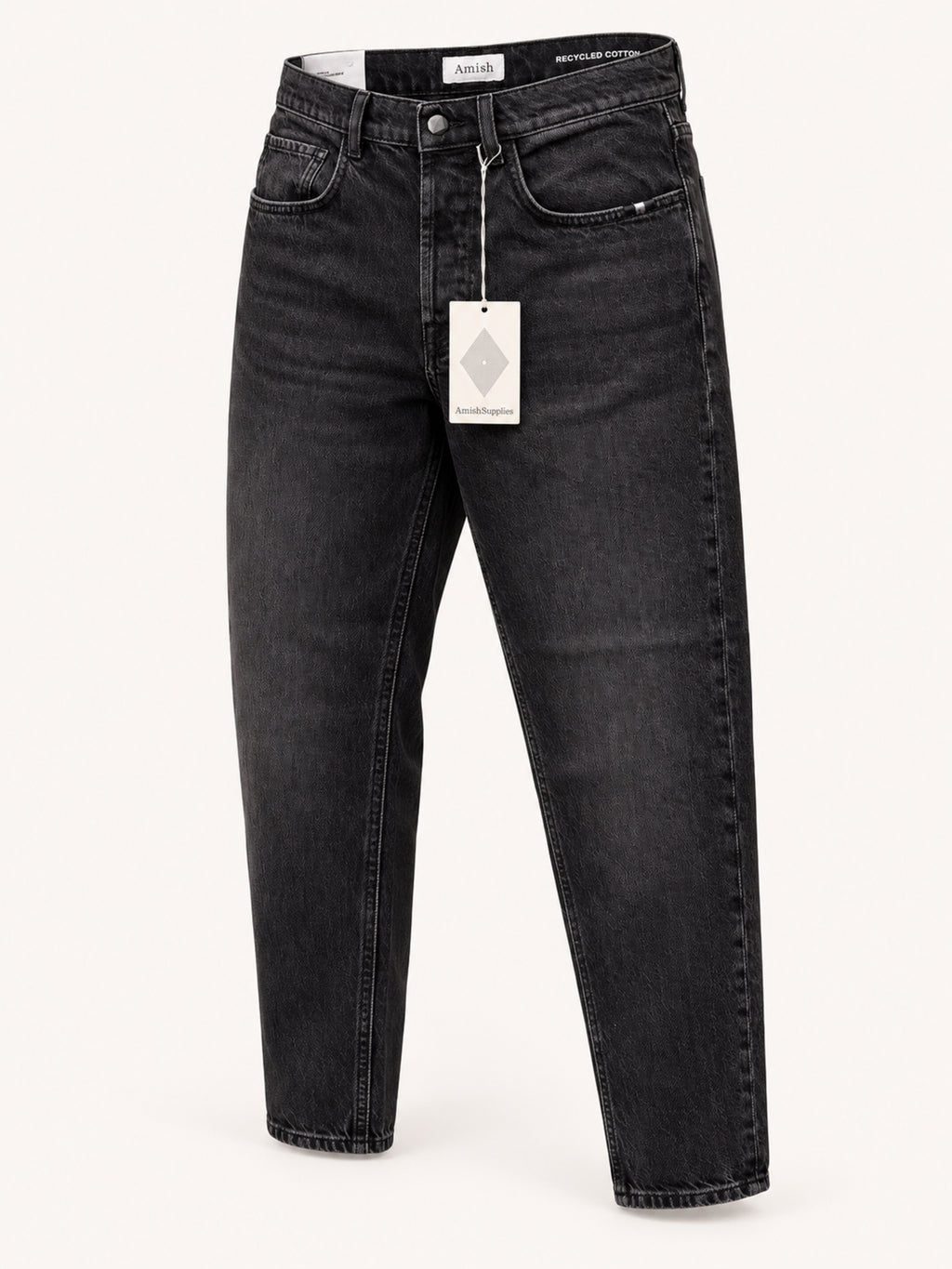 Amish Jeremiah Jeans cinque tasche - Charcoal Black