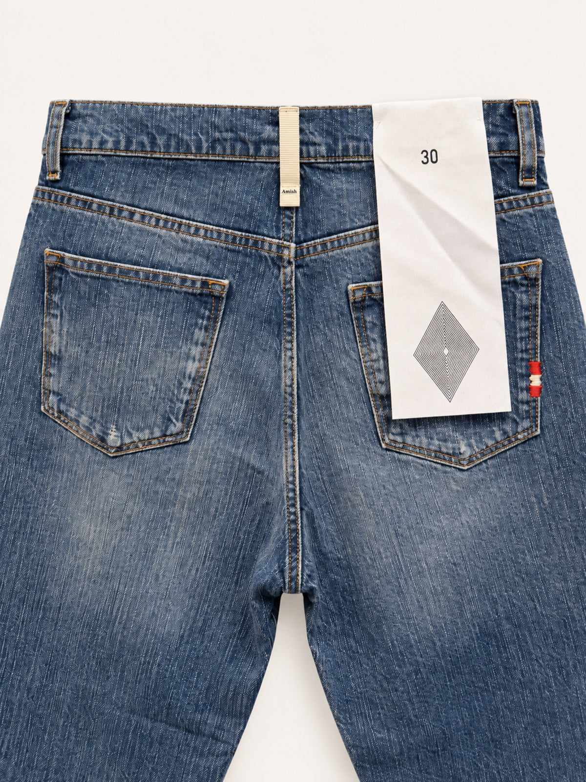 Amish Jeremiah Jeans cinque tasche - Light Washed