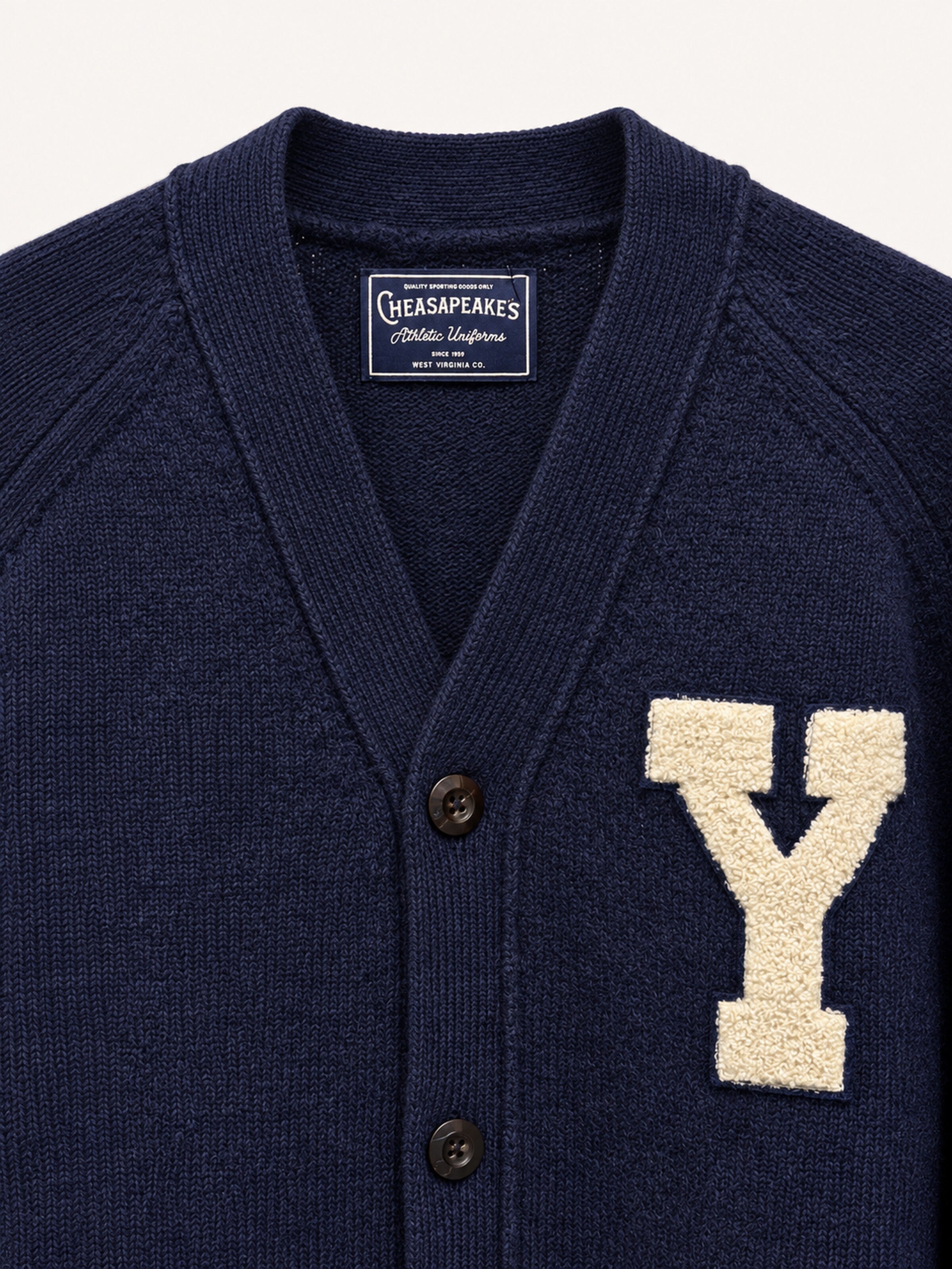 Chesapeake's Cardigan in lana - Navy Blue