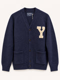 Chesapeake's Cardigan in lana - Navy Blue