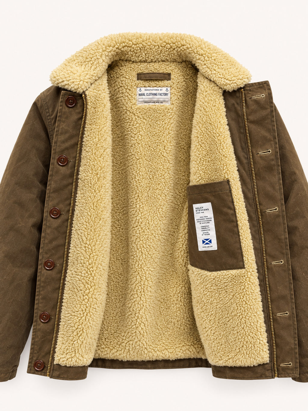 Chesapeake's Wilson Deck Jacket Waxed - Sand