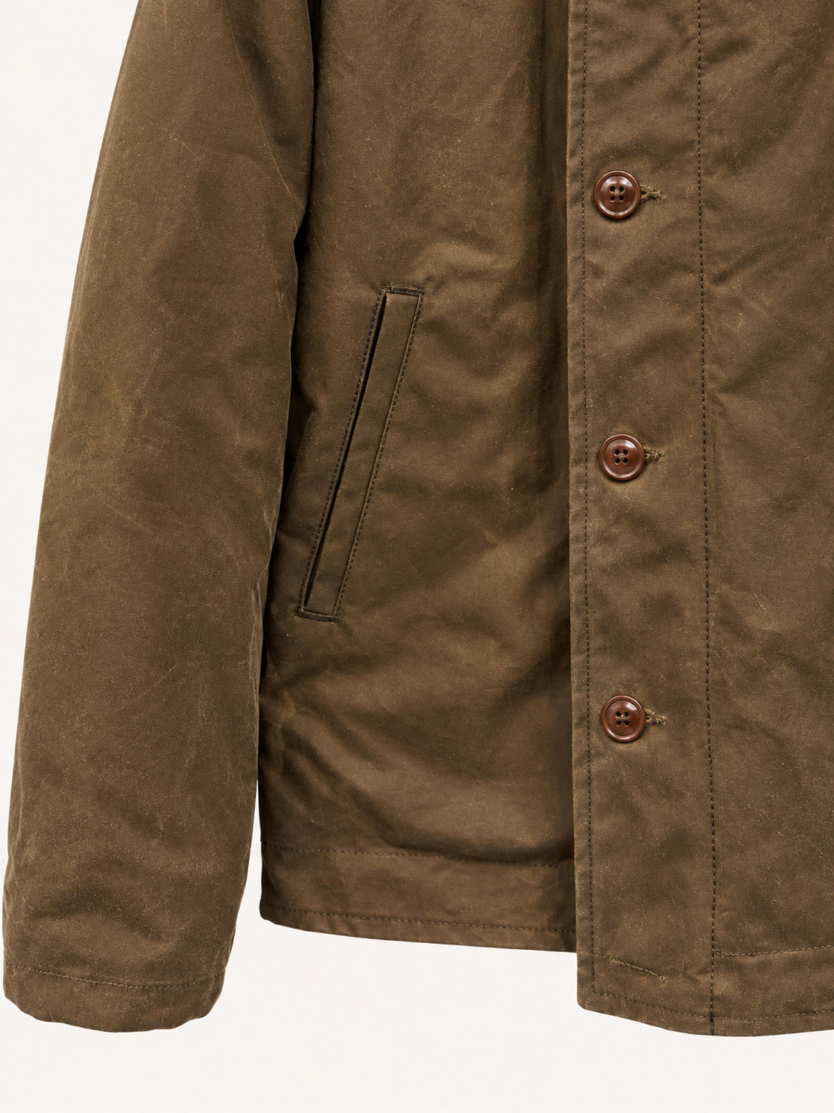 Chesapeake's Wilson Deck Jacket Waxed - Sand
