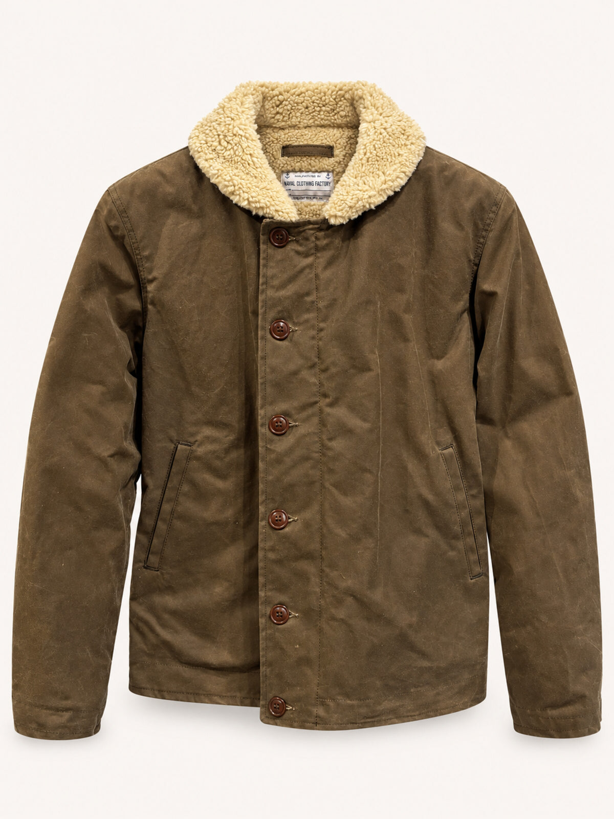 Chesapeake's Wilson Deck Jacket Waxed - Sand