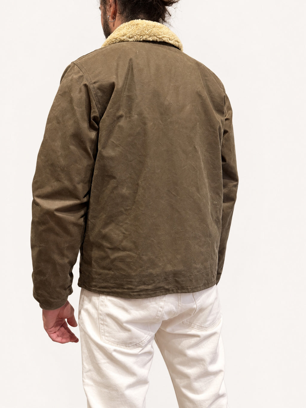 Chesapeake's Wilson Deck Jacket Waxed - Sand