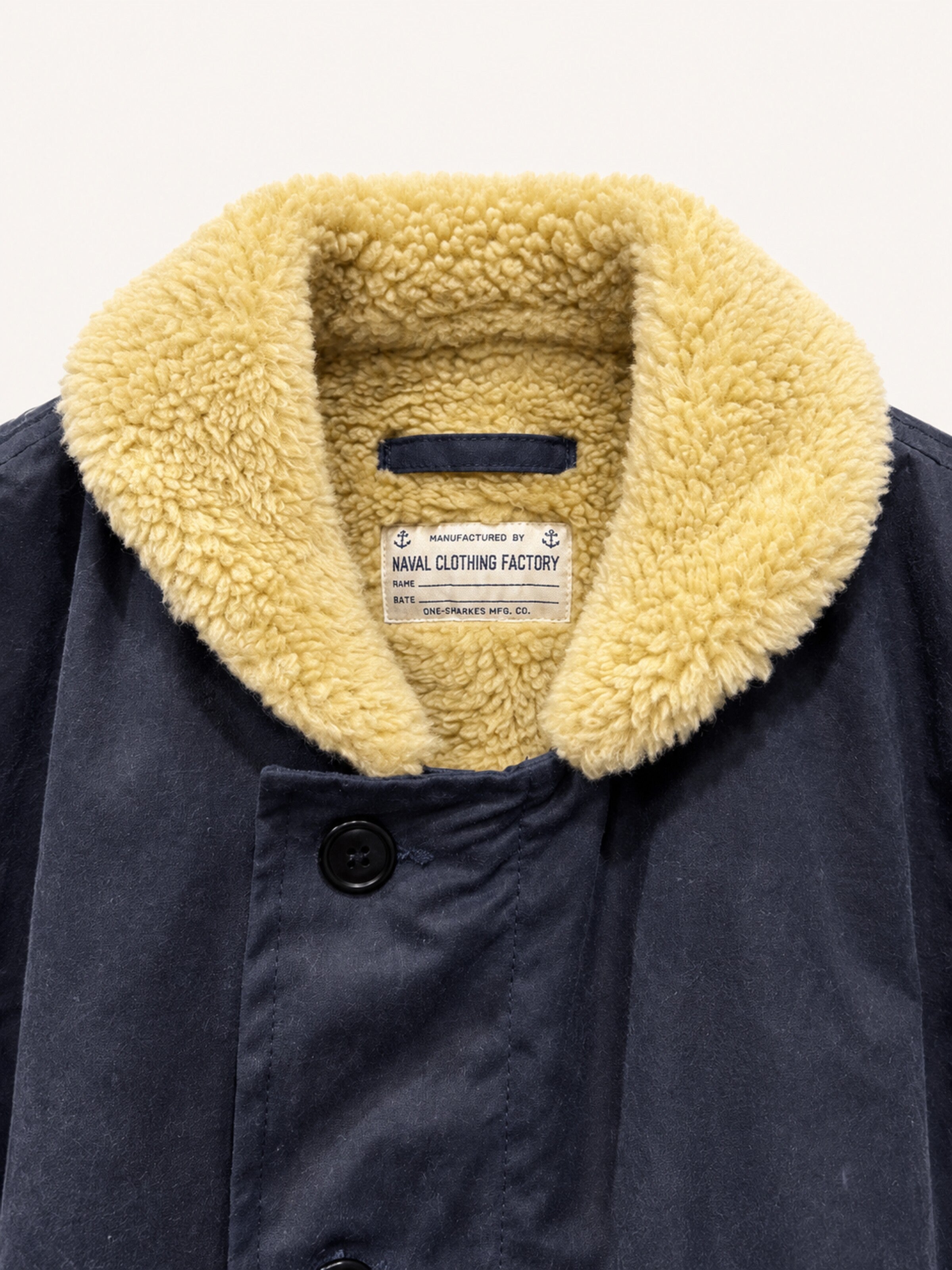 Chesapeake's Wilson Deck Jacket Waxed - Blue Deep Ocean