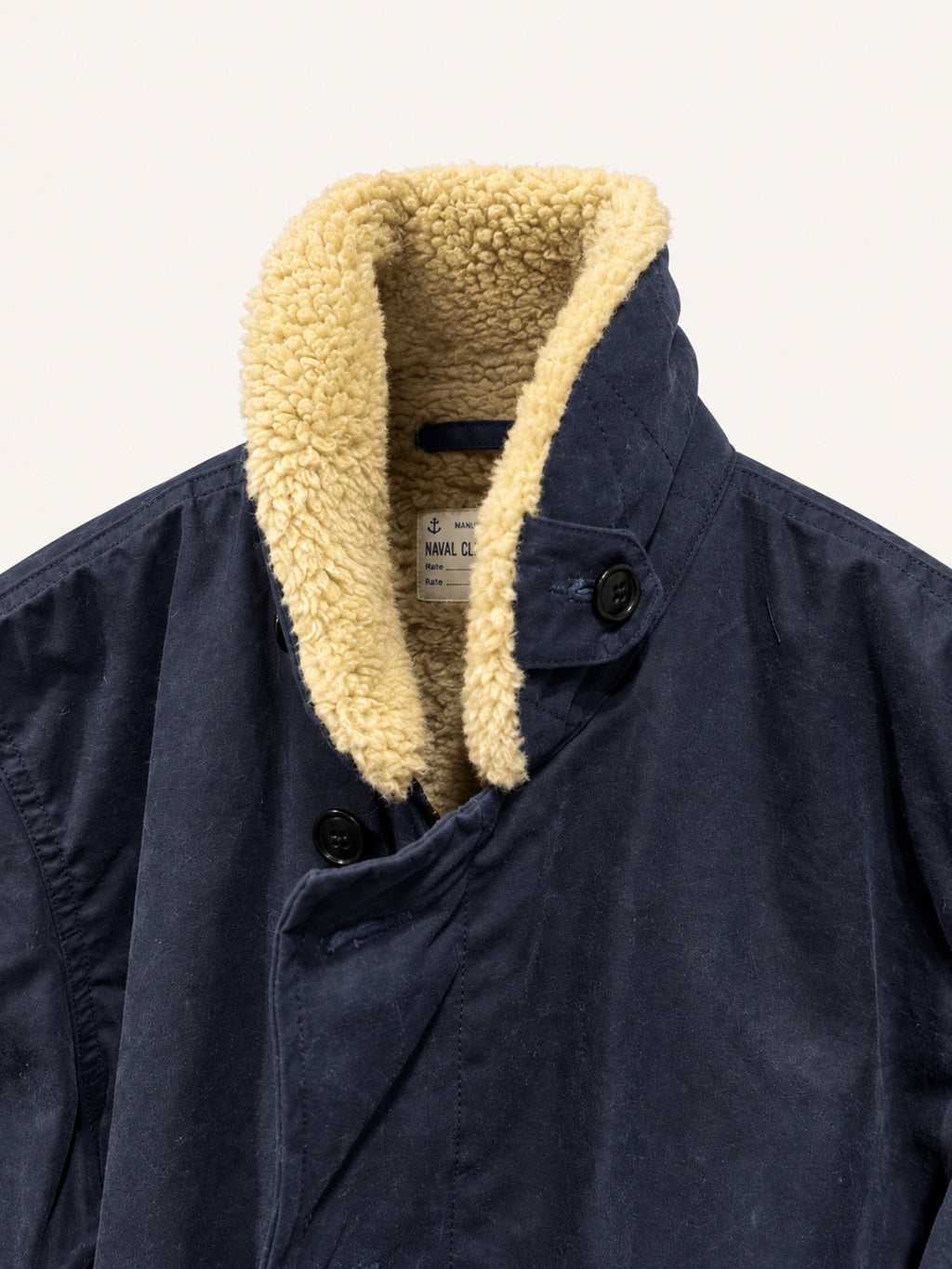 Chesapeake's Wilson Deck Jacket Waxed - Blue Deep Ocean