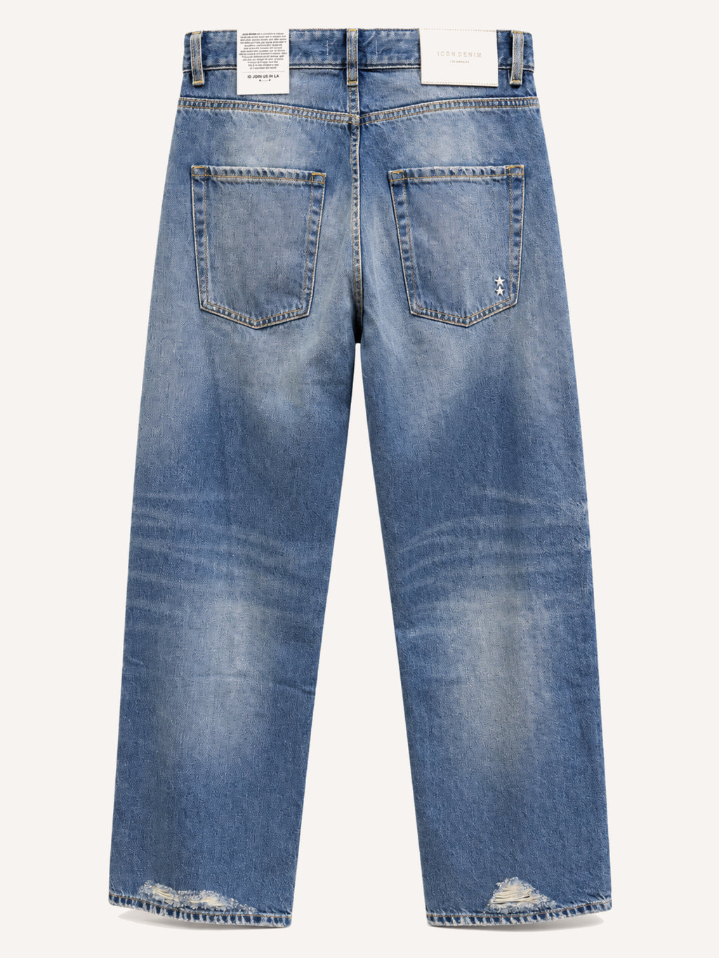 Icon Denim Will Distressed - Smoke Blue