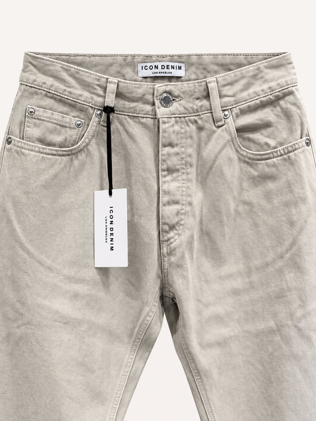 Icon Denim Kanye Straight fit - Ecru Stone Grey