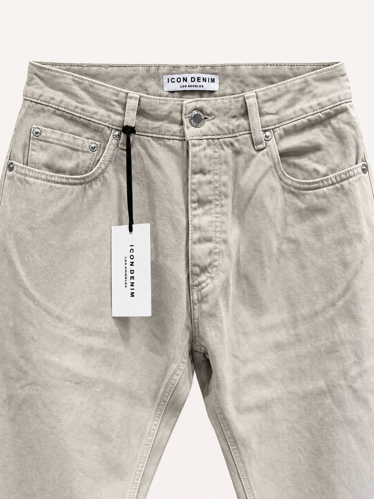Icon Denim Kanye Straight fit - Ecru Stone Grey