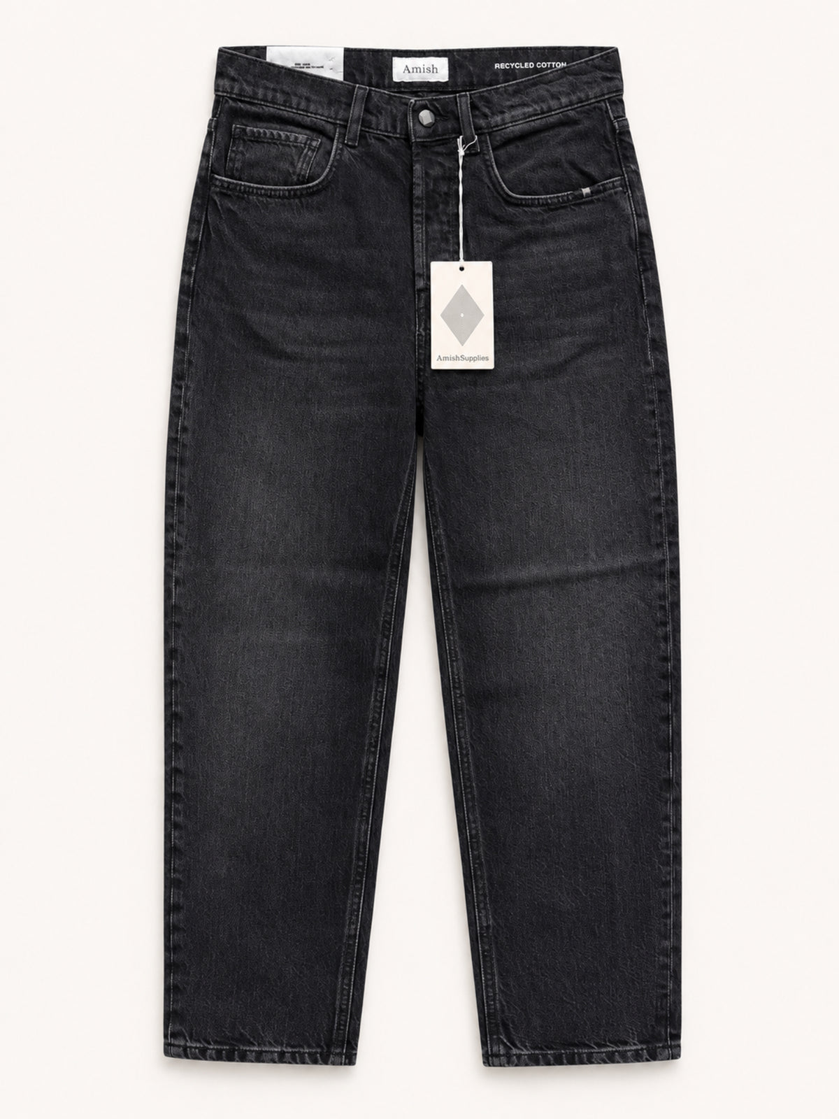 Amish Jeremiah Jeans cinque tasche - Charcoal Black