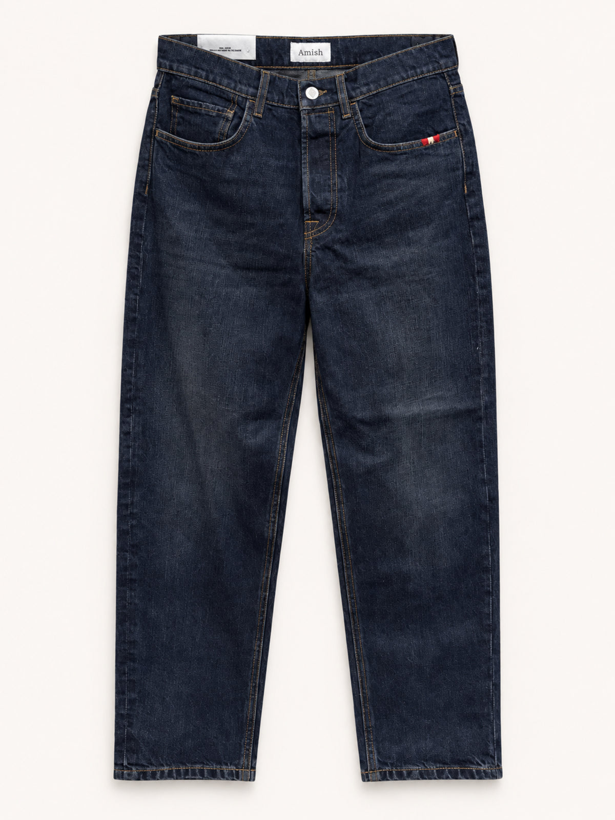 Amish Jeremiah Jeans cinque tasche - Dark Indigo