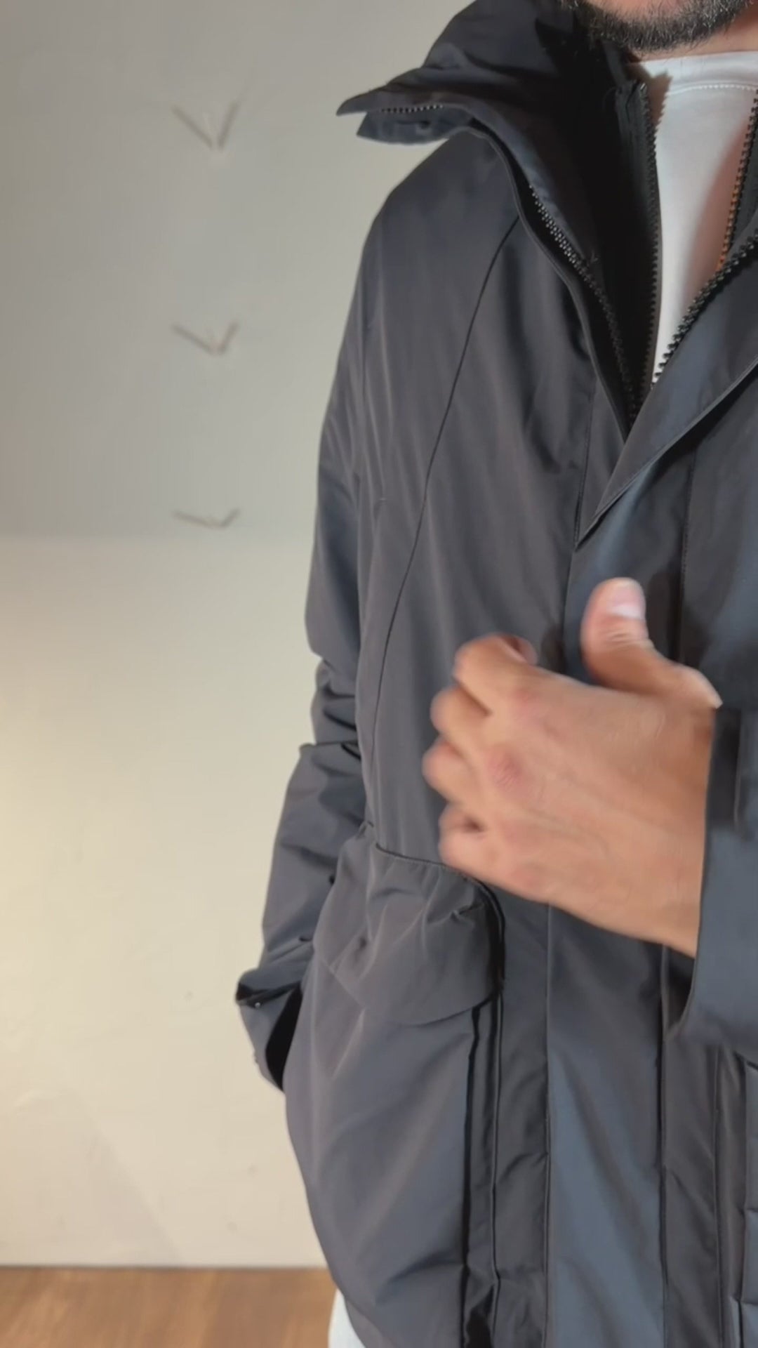 Krakatau giacca Elmag tre in uno dark grey