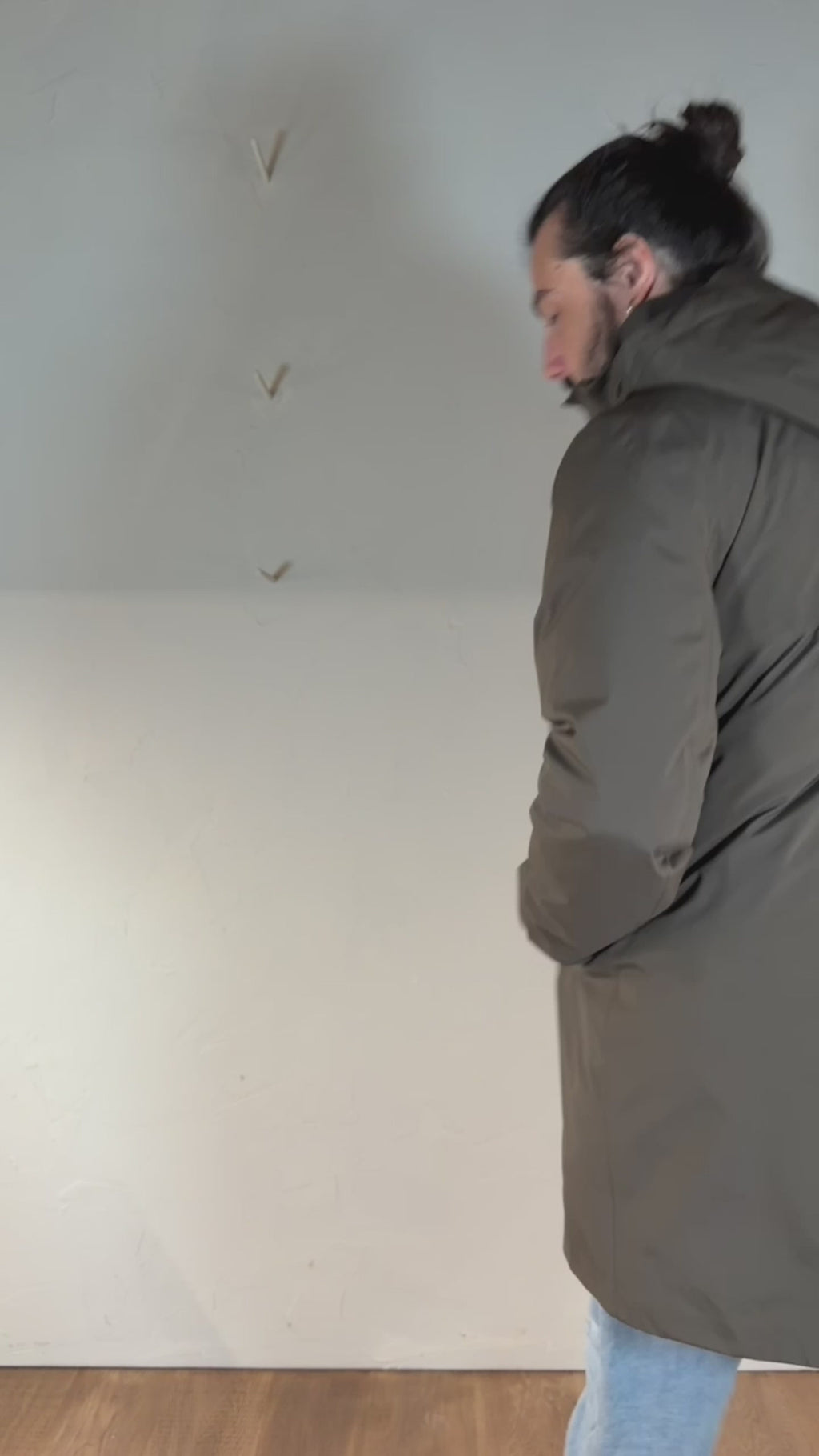 K-way Thomal Bonded padded black olive combo