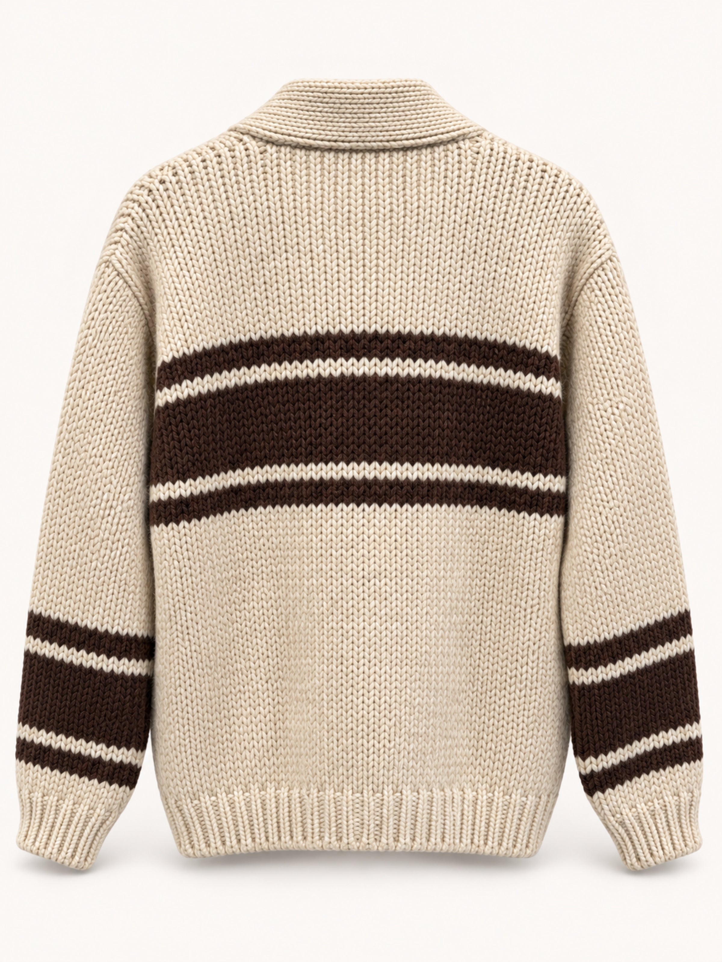 Universal Works Longdale Cardigan Chunky Knit Stripe