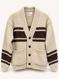 Universal Works Longdale Cardigan Chunky Knit Stripe