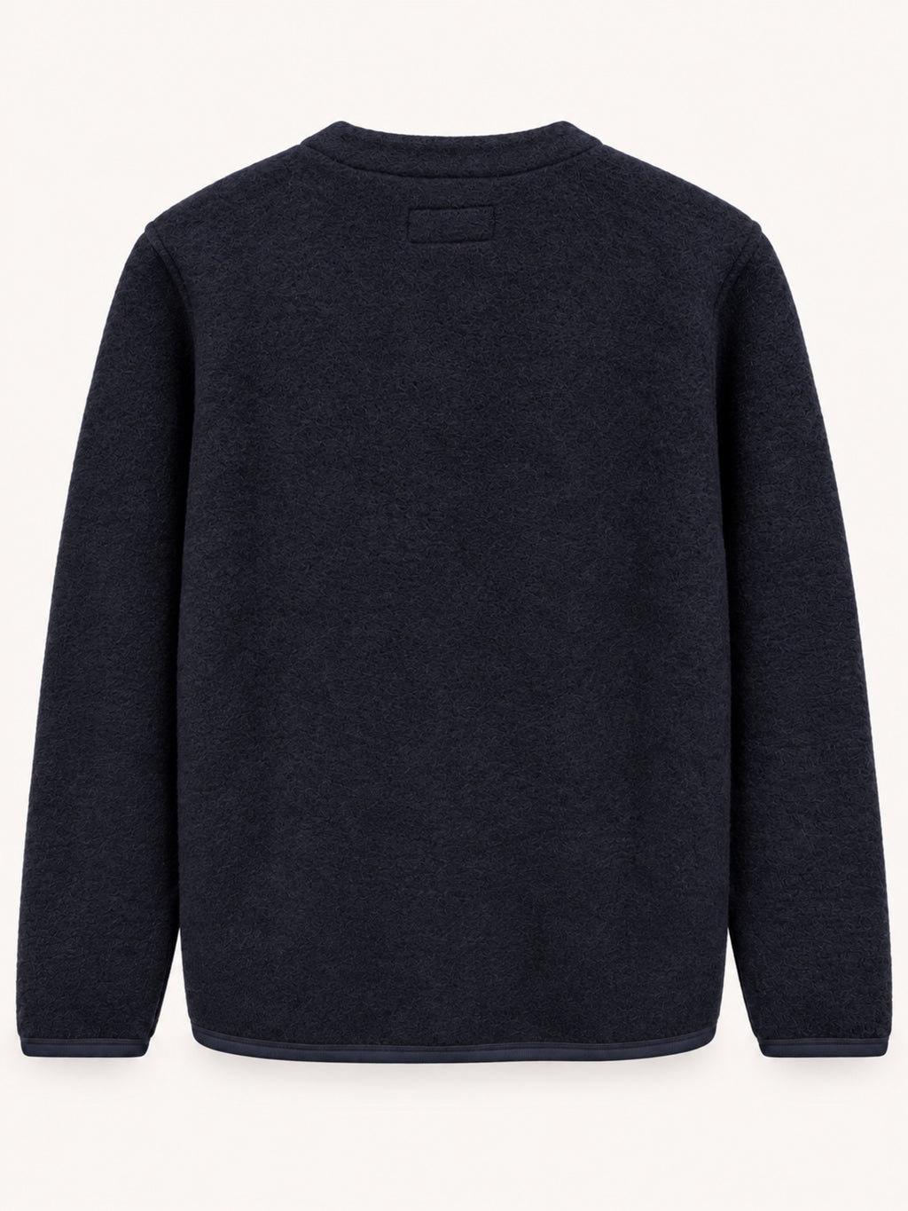 Universal Works Cardigan Wool Fleece - Navy Blue