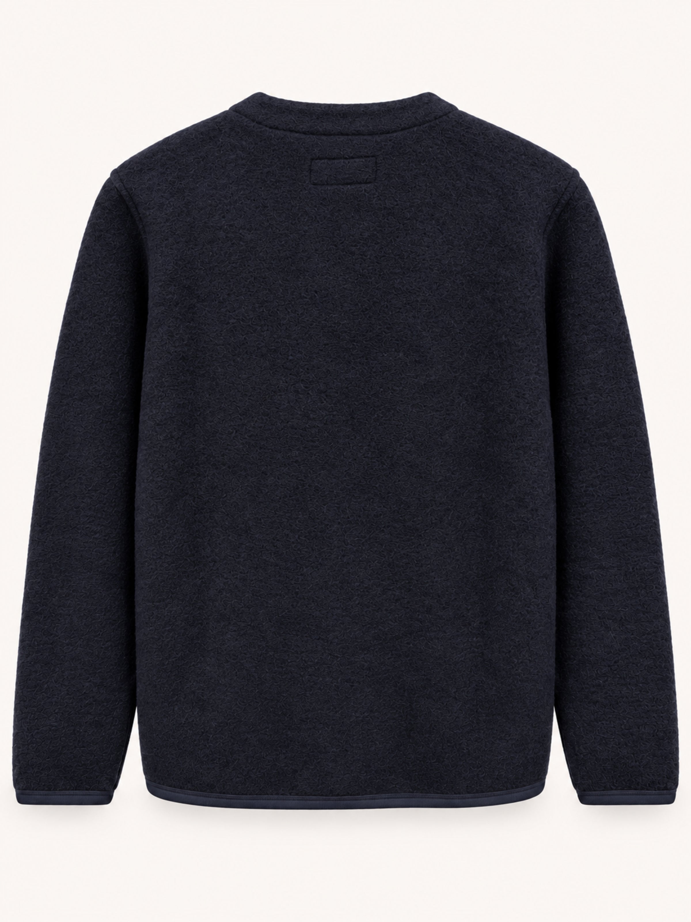 Universal Works Cardigan Wool Fleece - Navy Blue