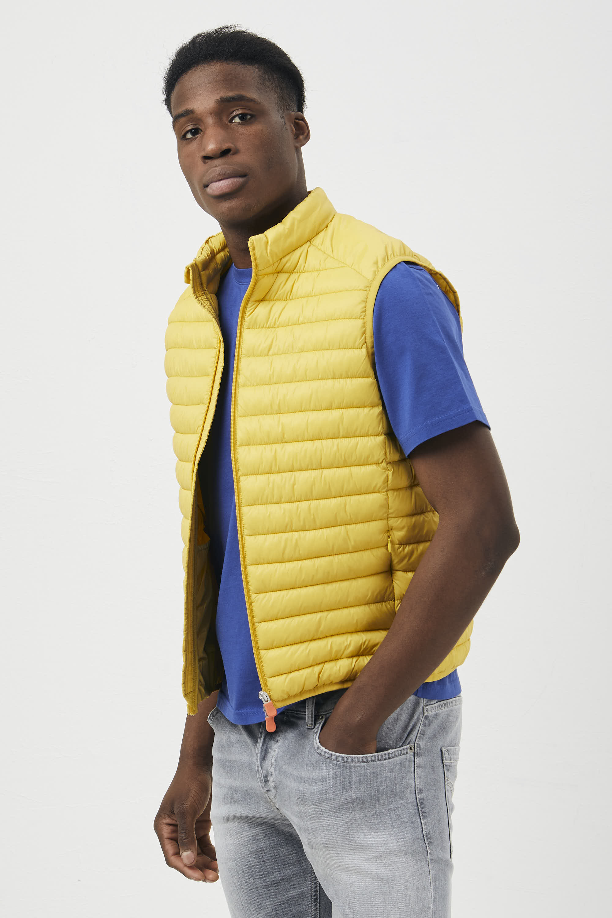 Buy Now Save The Duck Adamus Gilet Smanicato Giallo Uomo VIAROMA