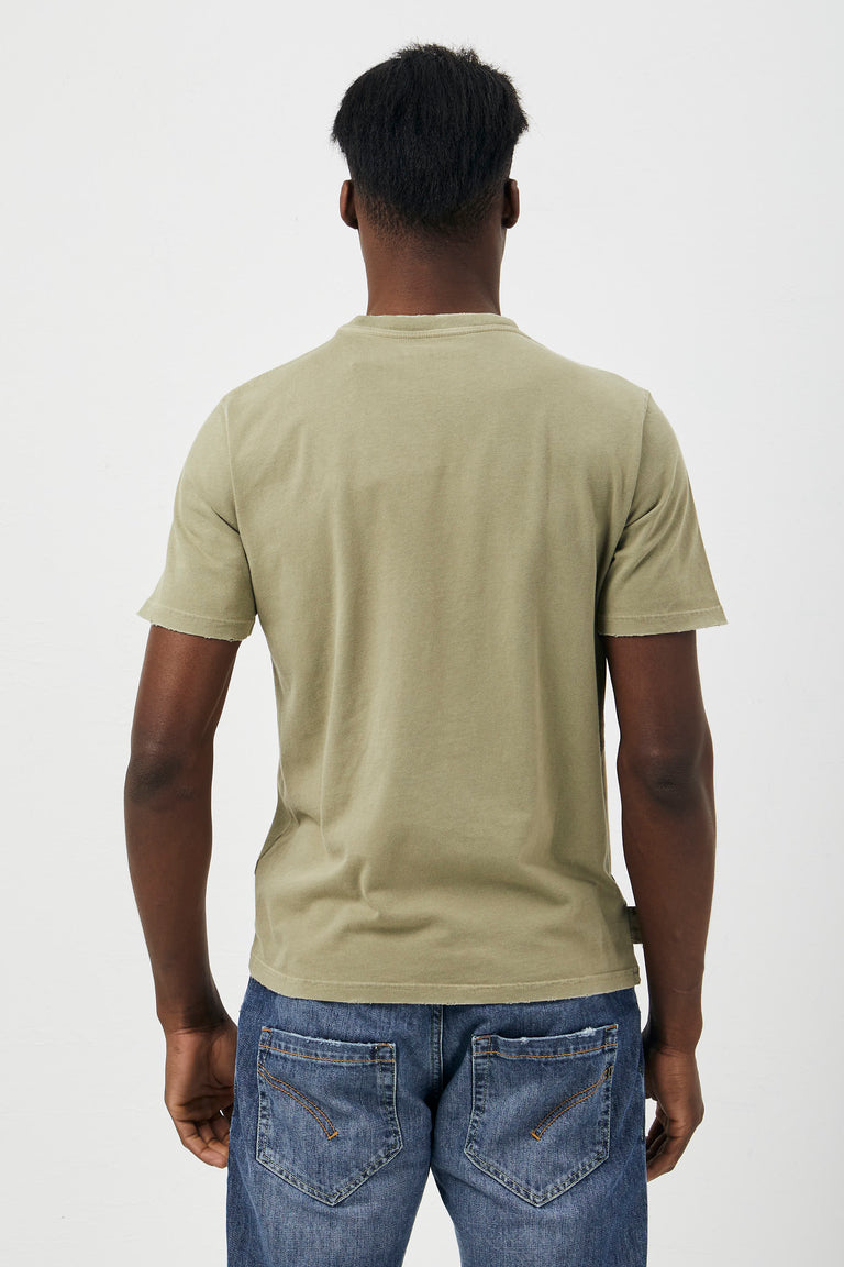 T-shirt girocollo supervintage verde